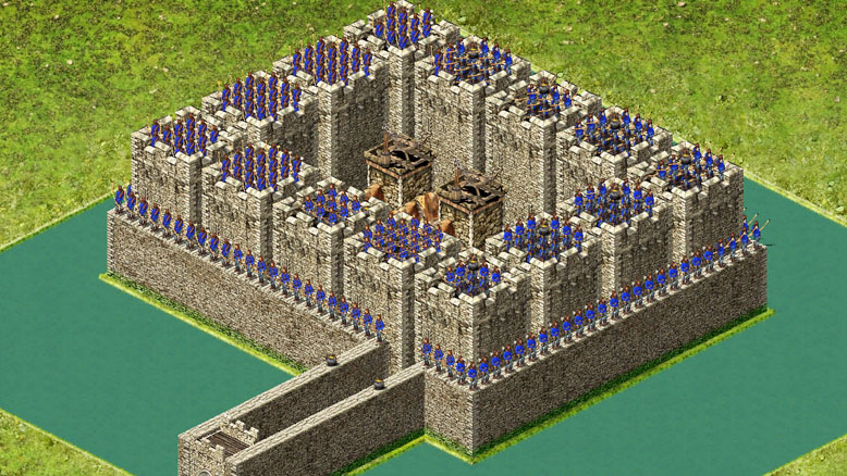 best layout for stronghold kingdoms village and castle